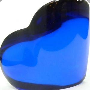 Christofle Amour Vintage NEW Crystal Blue Heart